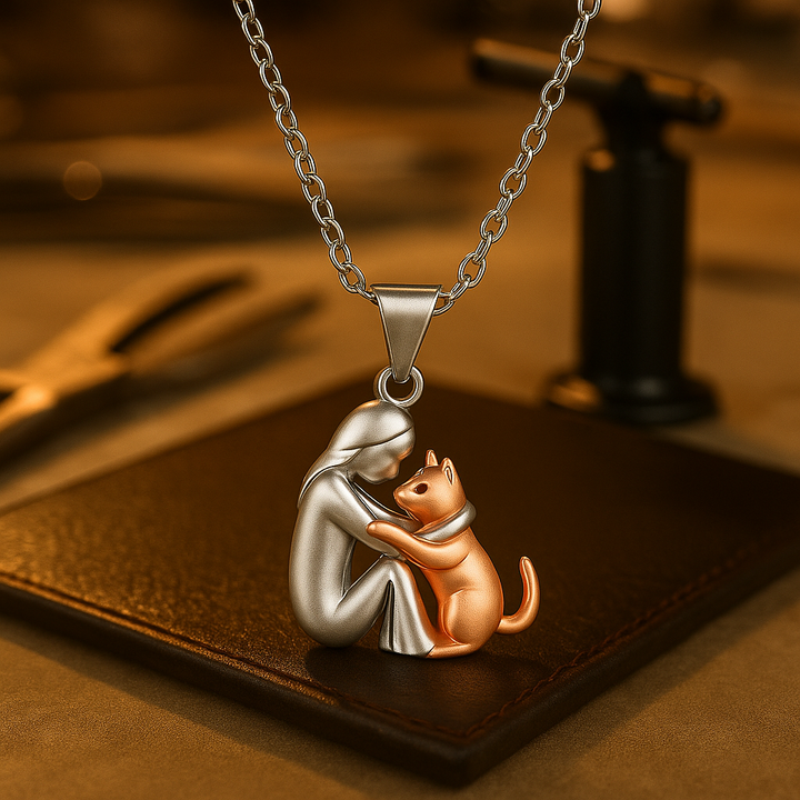 Aria Cat Embrace Necklace