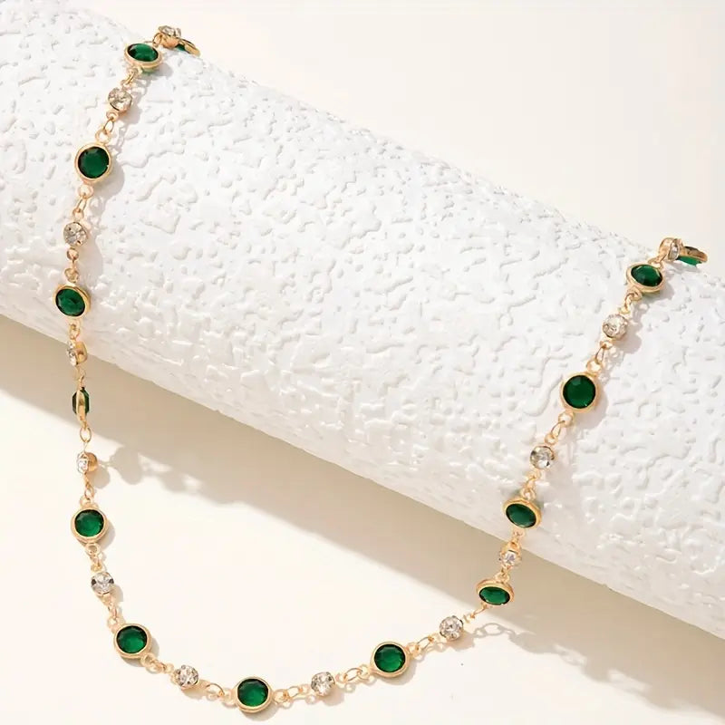 Elira Necklace – Gold Tone
