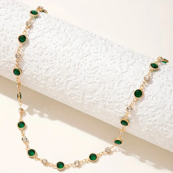 Elira Necklace – Gold Tone