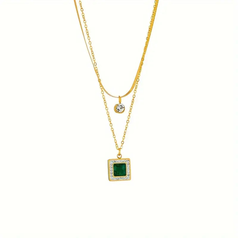 Tirena Necklace – Gold Tone