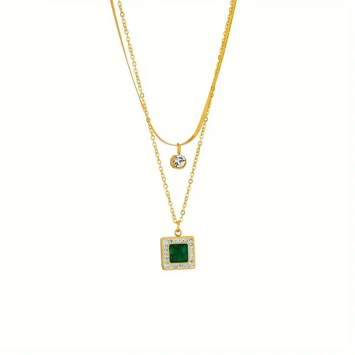 Tirena Necklace – Gold Tone