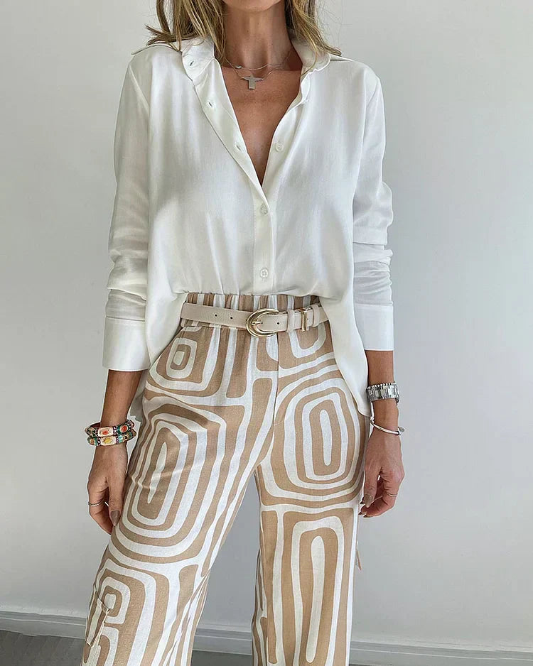 Pia - Pants (FREE Blouse)