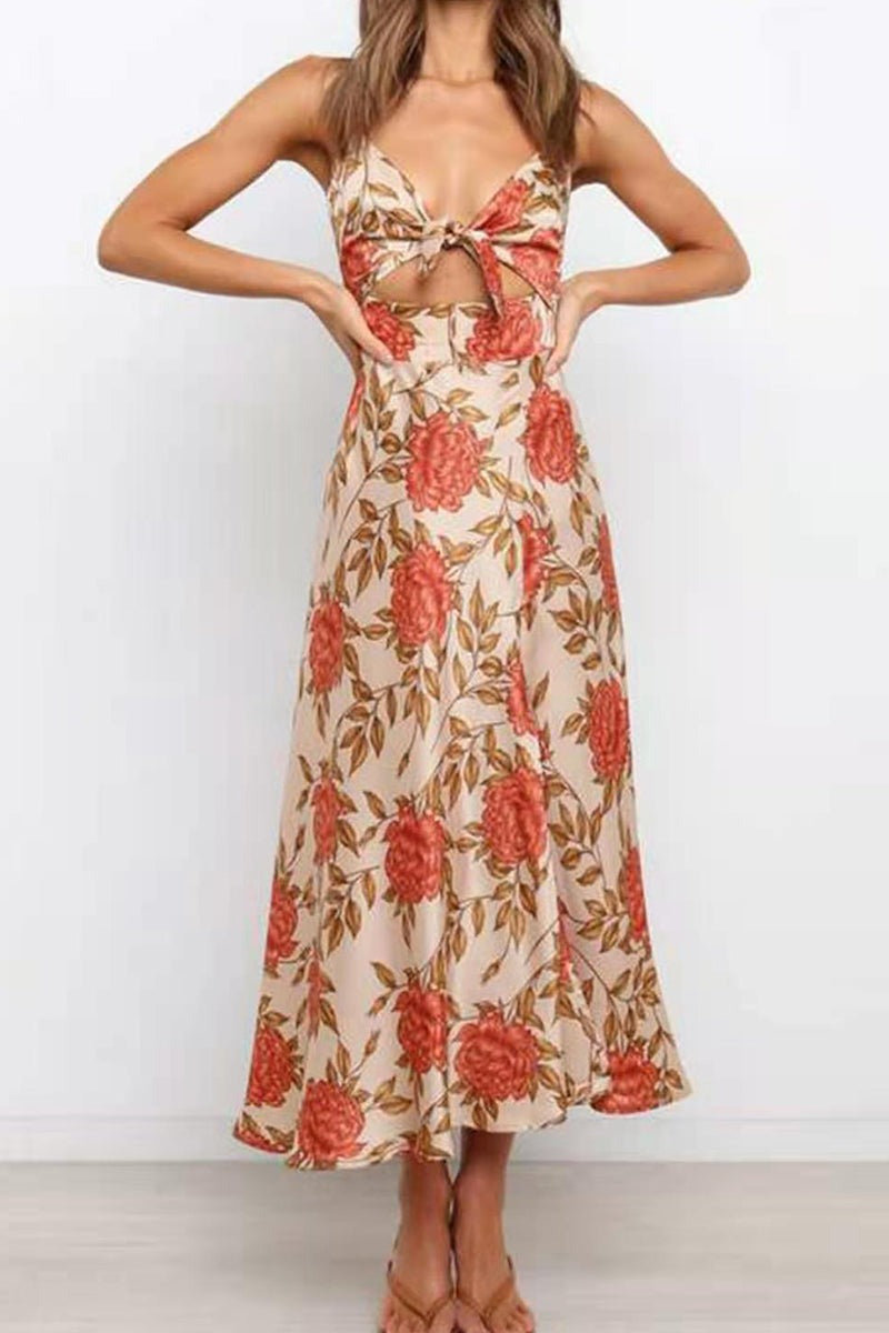 June - Summer Flower Print Dress