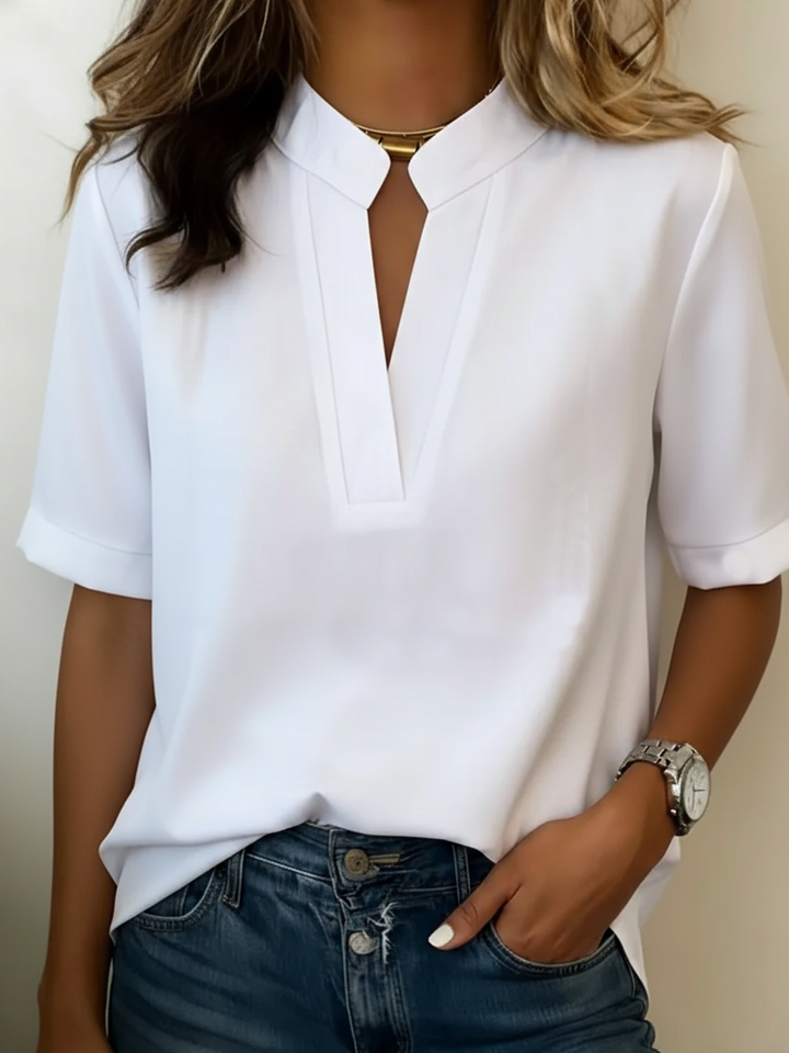 ELISE™ – Elegant Satin Blouse