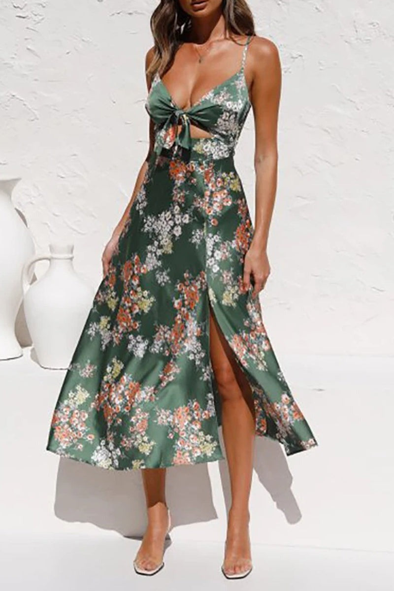 June - Summer Flower Print Dress