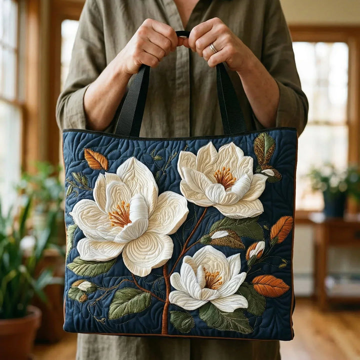 Borsa Artigianale Imbottita - Magnolia Delicata