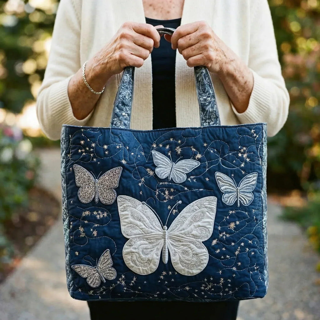 Borsa Artigianale - Farfalla Argentata
