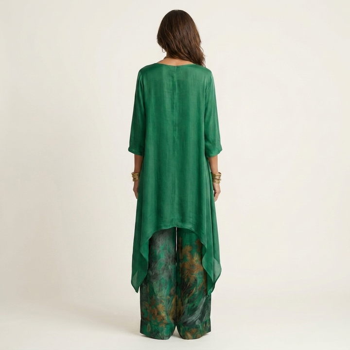 Victoria | Two-Piece Set with Asymmetric Tunic