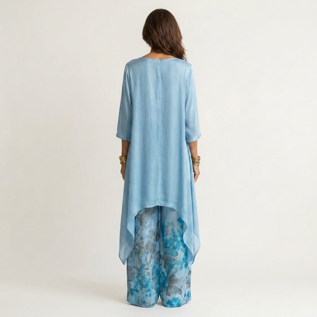 Victoria | Two-Piece Set with Asymmetric Tunic
