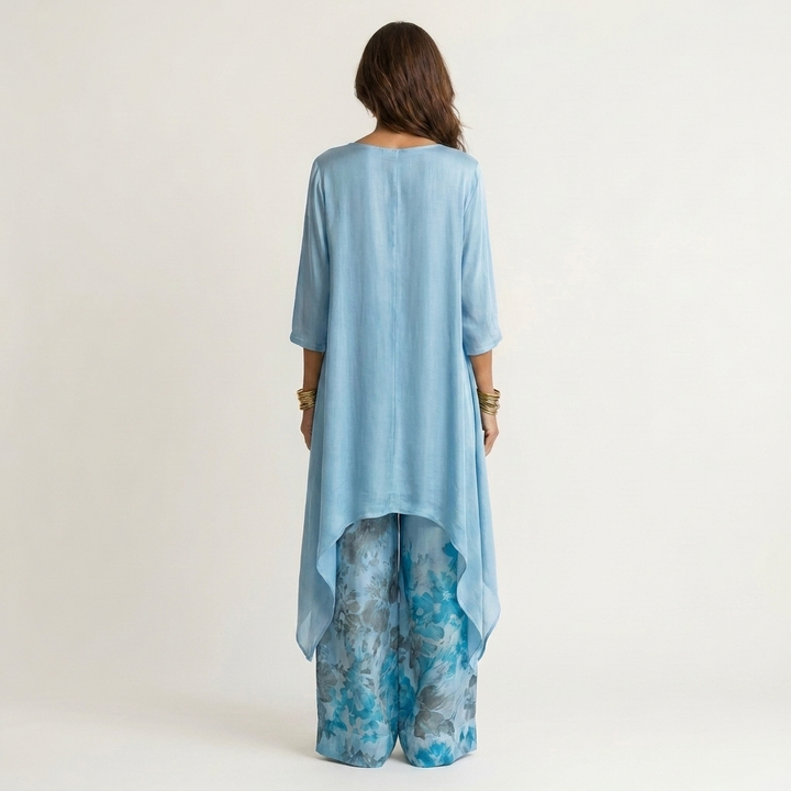 Victoria | Two-Piece Set with Asymmetric Tunic
