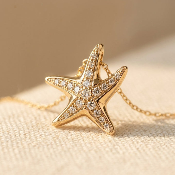 Ocean Zirconia Pendant Necklace