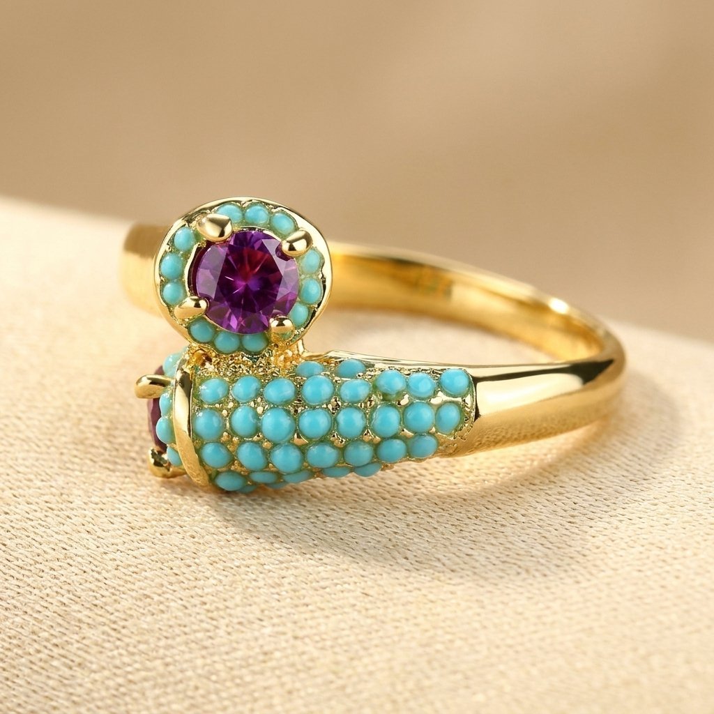 Turquoise Minimalist Ring
