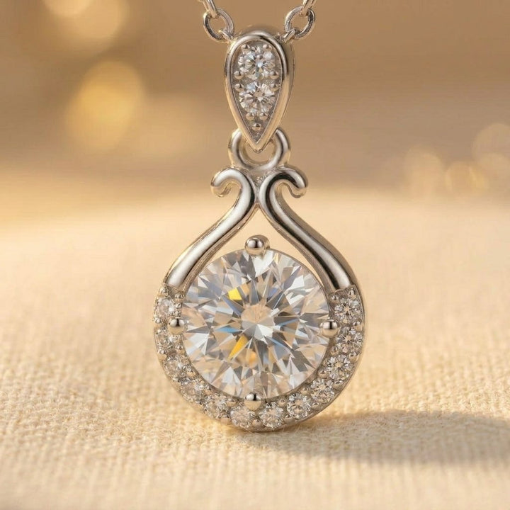 Classic Crystal Pendant Necklace