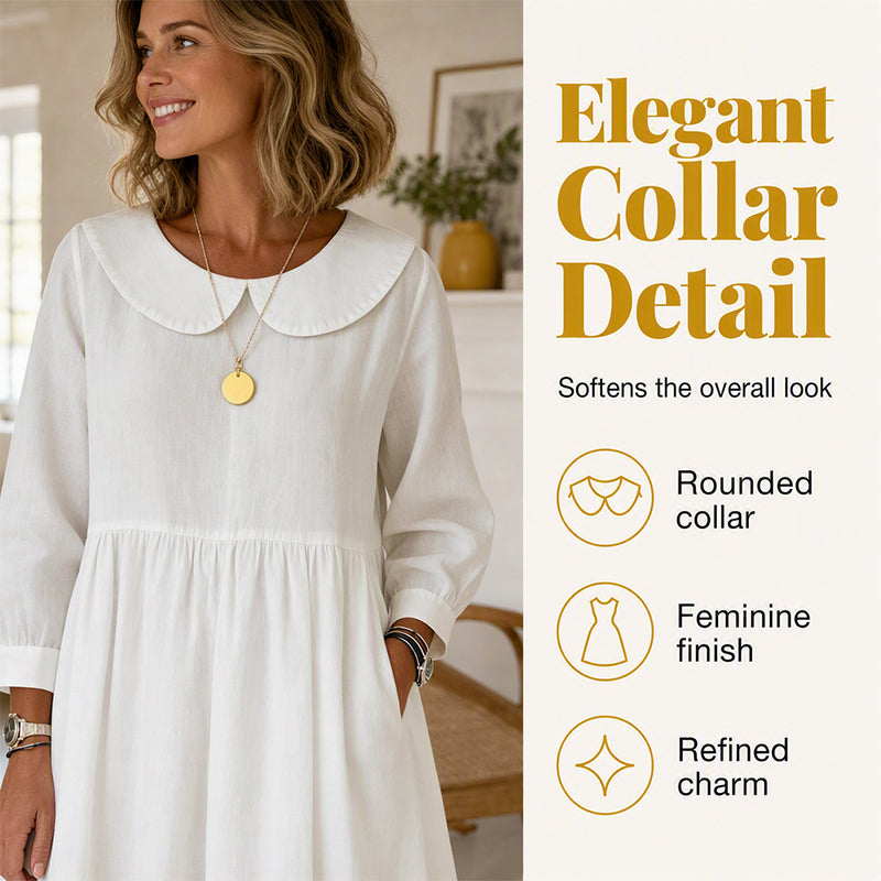 Loose Long Sleeve Maxi Dress with Pockets