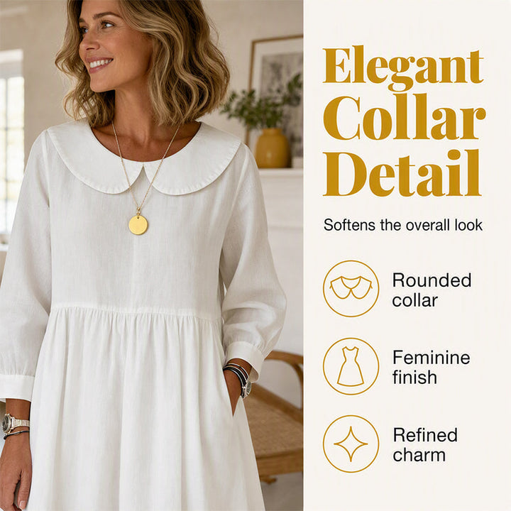 Loose Long Sleeve Maxi Dress with Pockets