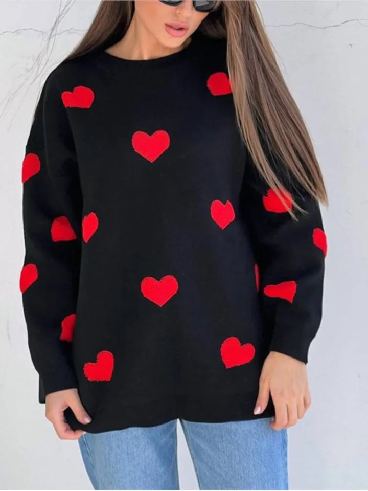 Zinnia - Embroided Sweater Love