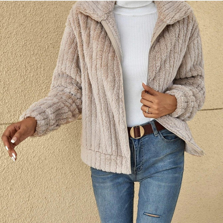 Jenni - Casual Plush Cardigan